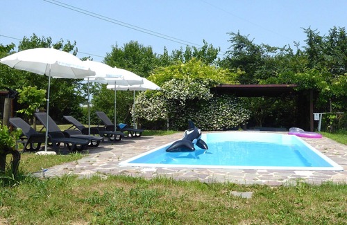 Silea House | Nice apartment in villa for 6 people with WIFI, A/C, pool, TV, terrace and pets allowed