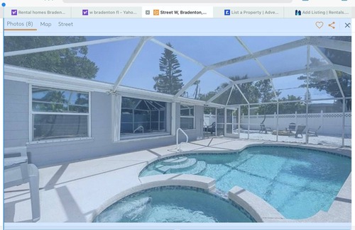 West Bradenton House | Nice House: 2br 2ba 2 car gar, screened, private heated salt pool & spa 6people+