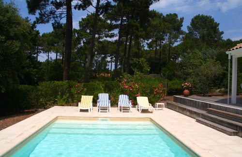 Lacanau-Ocean House | Nice spacious terrace and pool area, lovely well-kept house, relaxing views
