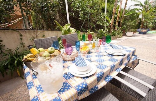 Triana Apartment | Nice studio with pool (16 * 3m salt water/no chlorine), Wifi and garden