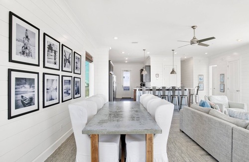 Fort Morgan House | No Shoes Beach House Private Pool Gulf Front easy walk to toes in the sand Prickett Properties