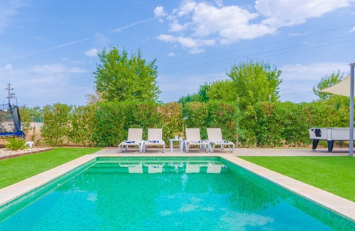 Lloseta Villa | NOGUER 6 - Beautiful villa with beautiful exteriors including private pool and billiards.