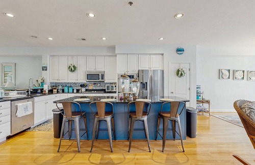 Bethany Beach House | North Beach spacious townhouse w/shared pool, deck, grill