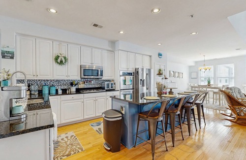 Bethany Beach House | North Beach spacious townhouse w/shared pool, deck, grill