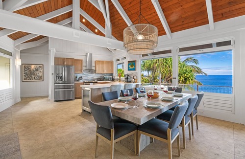 Princeville Villa | North Shore Kauai Villa, Ocean Views, Private Hot Tub with Ocean Views, Beach Gear, AC in Bedrooms