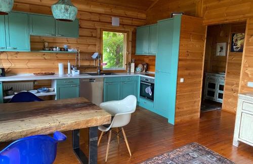 Bad Muenstereifel House | Norwegisches Blockhaus mit Gartensauna