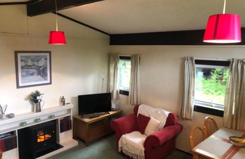 Cenarth House | Nuthatch Lodge is set in 24 acres of wood, parkland near the village of Cenarth