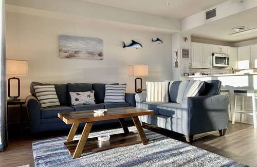 Panama City Beach Condo | Ocean Breeze at Calypso Tower III nBeautiful sunsets, beach, water, Pier Park!