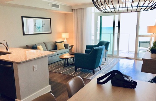 Downtown Myrtle Beach Resort | Ocean Enclave by Hilton Grand Vacations- 2 Bedroom Unit Sleeps 6!