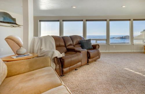 Depoe Bay Apartment | Ocean Front Condo! Spectacular Ocean Views! Walk to Everything!