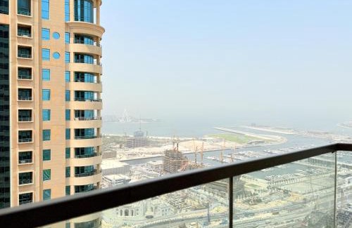 Dubai Apartment | Ocean Heights New 2BDR with full Sea & Dubai Eye view in Marina by CEG Group