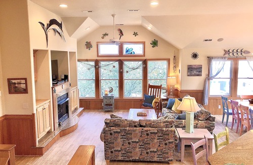 Nags Head House | Ocean Side-Heated Pool-Walk to Beach-Bars-Shops-Parks-LG Fenced Yard-HotTub-Pets