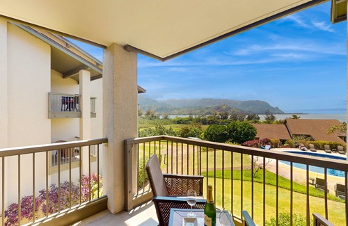 Princeville Condo | Ocean-view condo with lanai, AC, 2 pools & 8 tennis courts - walk to beach