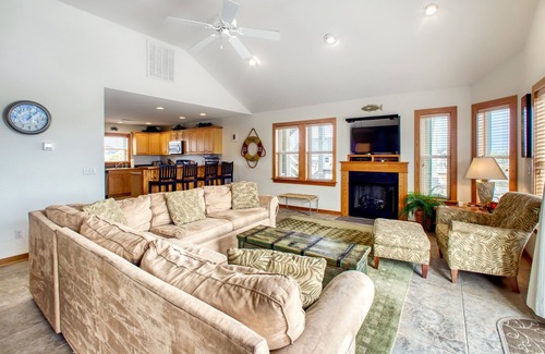 Waves House | Ocean-view home with private pool, hot tub, two wraparound decks, & central AC