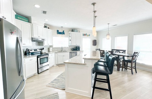 Crystal Beach House | Ocean Views - Beach Access - Hot Tub - Fenced Yard