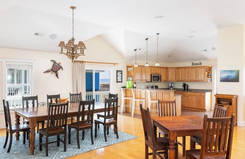 Rodanthe House | Ocean views! New HOT TUB! Elevator! Pool! Game Rm!