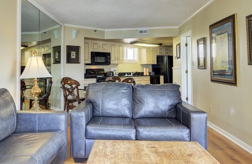 Wrightsville Beach Condo | Ocean Views, Balcony, Pool, STEPS to Beach Restaurants Shops