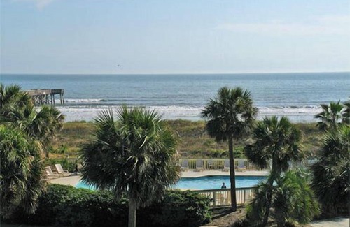 Isle of Palms Condo | OCEANFRONT 1 BR Isle of Palms Sea Cabin Condo- Breathtaking 3rd Floor Views