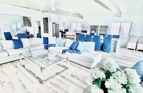 South Oceanside House | Oceanfront Beach House, Fire Ring in Sand, Panoramic Doors, Walk to Dining