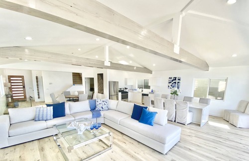South Oceanside House | Oceanfront Beach House, Fire Ring in Sand, Panoramic Doors, Walk to Dining