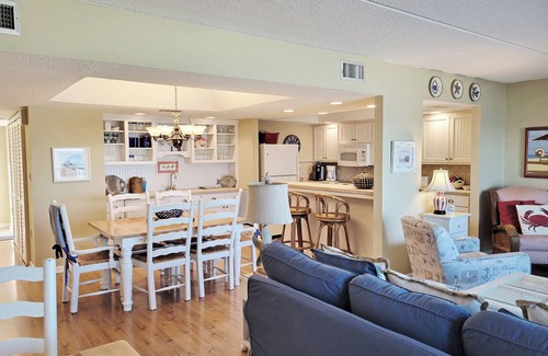 Pawleys Island Condo | Oceanfront Condo, Balcony View, Peninsula Locale, Elevator, 2 Pools, Creek Dock