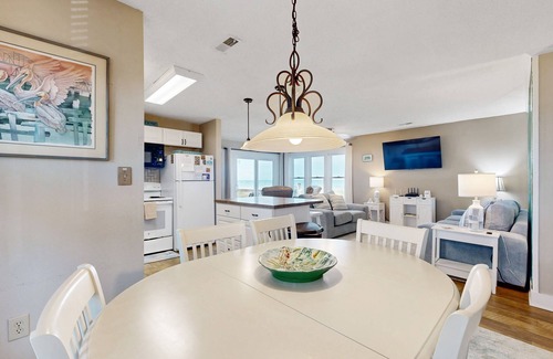 Avon Condo | Oceanfront Condo w/Free WiFi, Central AC, Ocean View, Private W/D, & Shared Pool