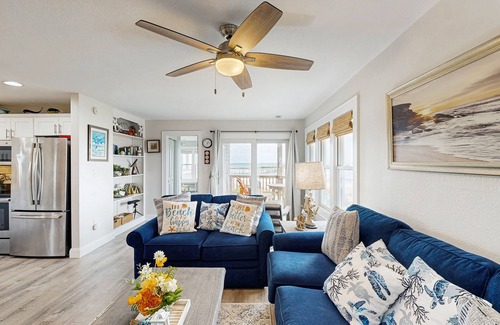 Avon Condo | Oceanfront condo with incredible views, pool access, washer/dryer & AC