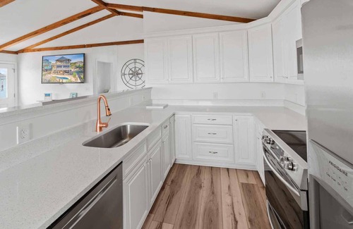 Avon House | Oceanfront Dog Friendly Home in Avon w/Saltwater Pool, Hot Tub, and Game Room