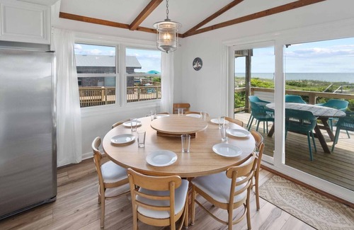 Avon House | Oceanfront Dog Friendly Home in Avon w/Saltwater Pool, Hot Tub, and Game Room