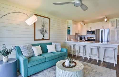 Kihei Condo | Oceanfront, Hale Kai O Kihei, incredible sunsets, King bed, AC, remodeled 2023