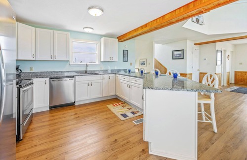 Waves House | Oceanfront Home in Waves with Private Pool, Hot Tub, and Home Theater
