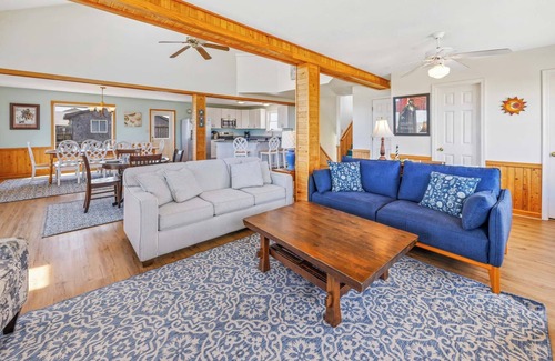 Waves House | Oceanfront Home in Waves with Private Pool, Hot Tub, and Home Theater
