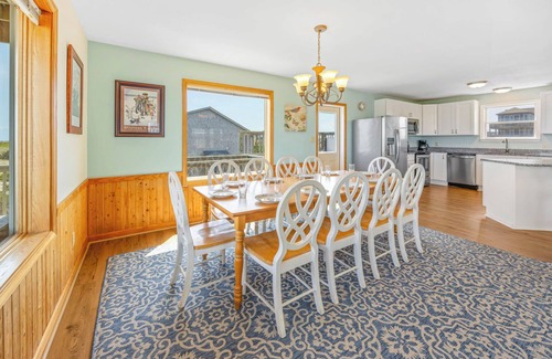 Waves House | Oceanfront Home in Waves with Private Pool, Hot Tub, and Home Theater