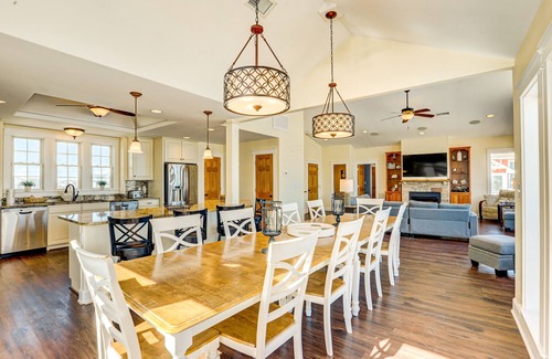 Avon House | Oceanfront home with ocean view, private hot tub, outdoor pool, & central AC