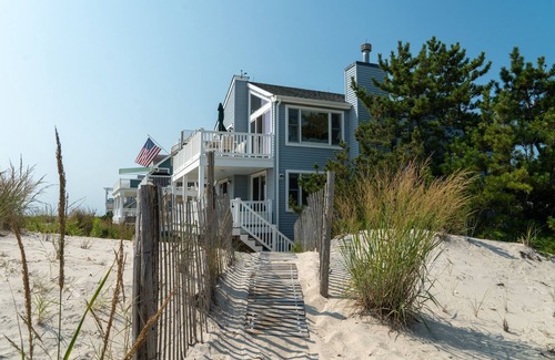 North Beach Haven House | Oceanfront LBI Beach House, Sleeps 12+, Private Access To Beach