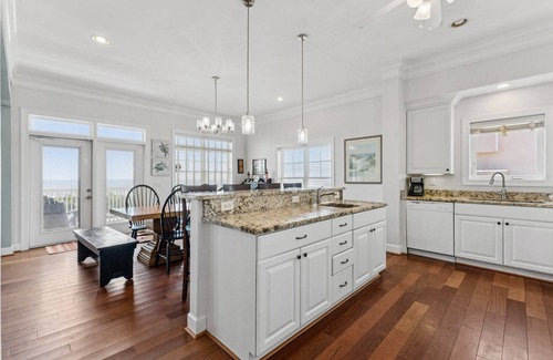Folly Beach House | Oceanfront luxury! Large screen porch, Open decks, Direct beach access