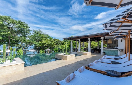 Las Catalinas House | Oceanfront Private Pool Sunset Terrace Paseo del Mar at Las Catalinas