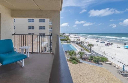 Daytona Beach Shores Apartment | Oceanfront Condo with Great Views at Unit 401 at Seafern