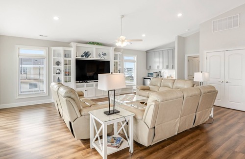 North Topsail Beach House | Oceanfront beach estate with private heated pool & hot tub, elevator & game room