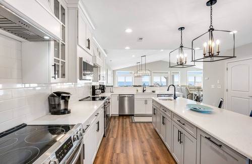 North Topsail Beach House | Oceanfront beach estate with private heated pool & hot tub, elevator & game room