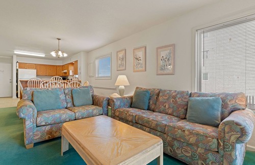 Kill Devil Hills Condo | Oceanside 2 Bedroom Condo at Golden Strand A1