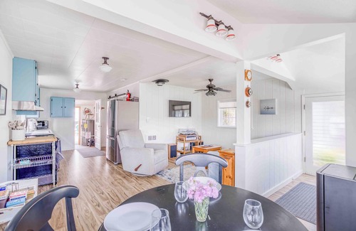 Tillamook House | Oceanview Cottage with Hot Tub, Deck, BBQ, Steps to the Beach