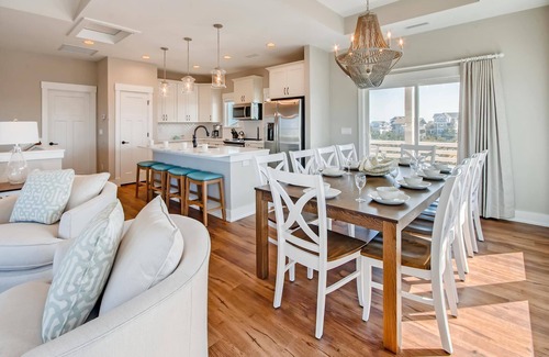 Salvo House | Oceanview Dog Friendly Home w/Private Pool, Hot Tub, Game Room, Beach Nearby