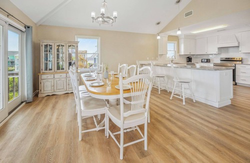 Hatteras House | Oceanview Home w/Private Pool, Hot Tub, Elevator, Game Room, Boardwalk to Beach