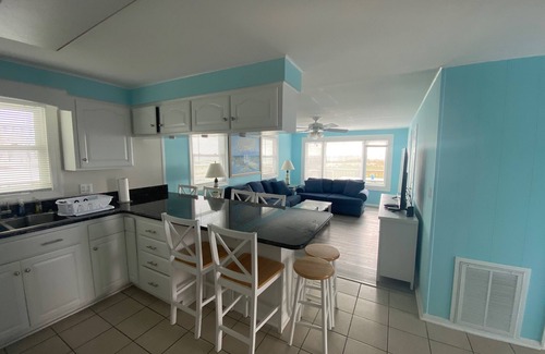 Kure Beach House | OCTOBER DEALS! 3BR OCEANFRONT HOME, Private BEACH ACCESS, HUGE DECK, LOCATION!