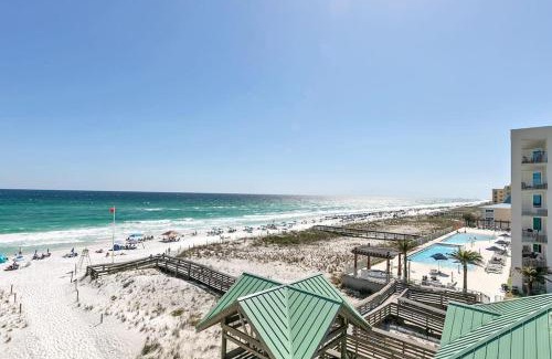 Fort Walton Beach House | Okaloosa Island Gulf View Resort Studio w Balcony
