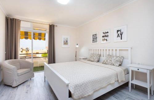 Playa Paraiso Apartment | OkStay Marina Palace Tenerife with balcony and pool view