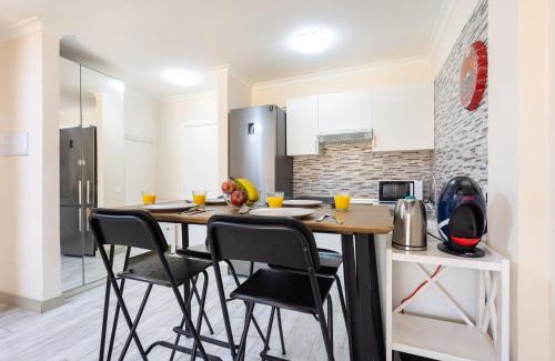 Playa Paraiso Apartment | OkStay Marina Palace Tenerife with balcony and pool view