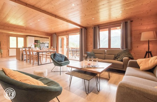 Le Grand-Bornand Ski Chalet | Old chalet completely renovated. South exposure. Panoramic view.