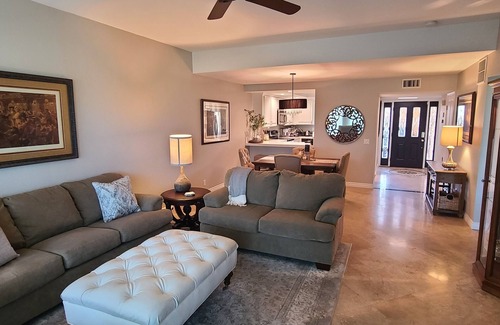 Rancho Mirage Condo | On the Golf Course! Tennis, Pickleball, or Relax at World Class Entertainment